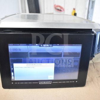 2017 Hobart HTi-7LH26 Commercial Scale, tested and working. 120/208-240V, 1 Phase, touchscreen display, stainless steel.