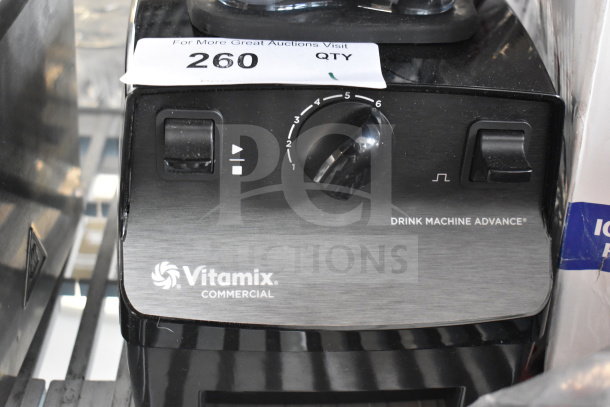BRAND NEW 2026 VitaMix VM0100A Drink Machine Advance Blender, 2.3 hp, black, with 48 oz. container, scratch and dent.