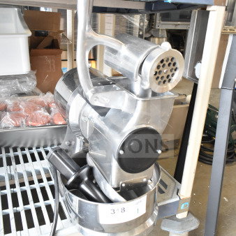 BRAND NEW Estella 348CG1NB electric hard cheese grater; 2.5 lb/min, 110V, 1 Phase. Scratch and dent condition.