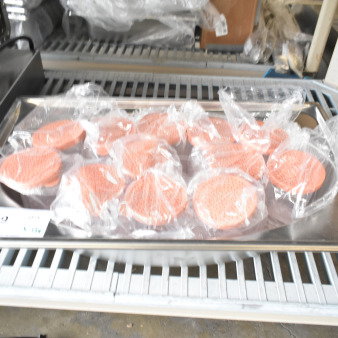 13 new scratch-and-dent items on tray; includes polycarbonate shaker and Vollrath stainless steel pan.