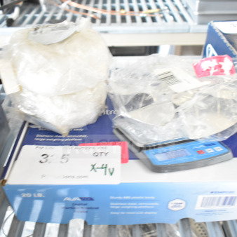 Brand new auction set including Avantco fan blade, Estella dough sheeter gear, AvaTek PC20 scale. In original packaging.