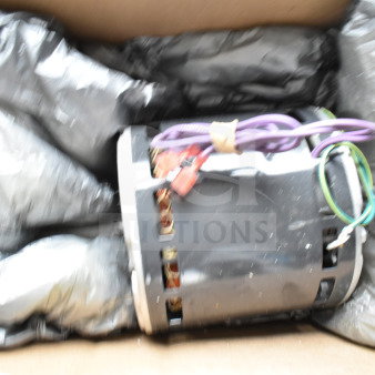 US Motors K55HXFGN-7729 motor, 460 volts, 1 phase, in packaging. Includes wires. Condition appears new.