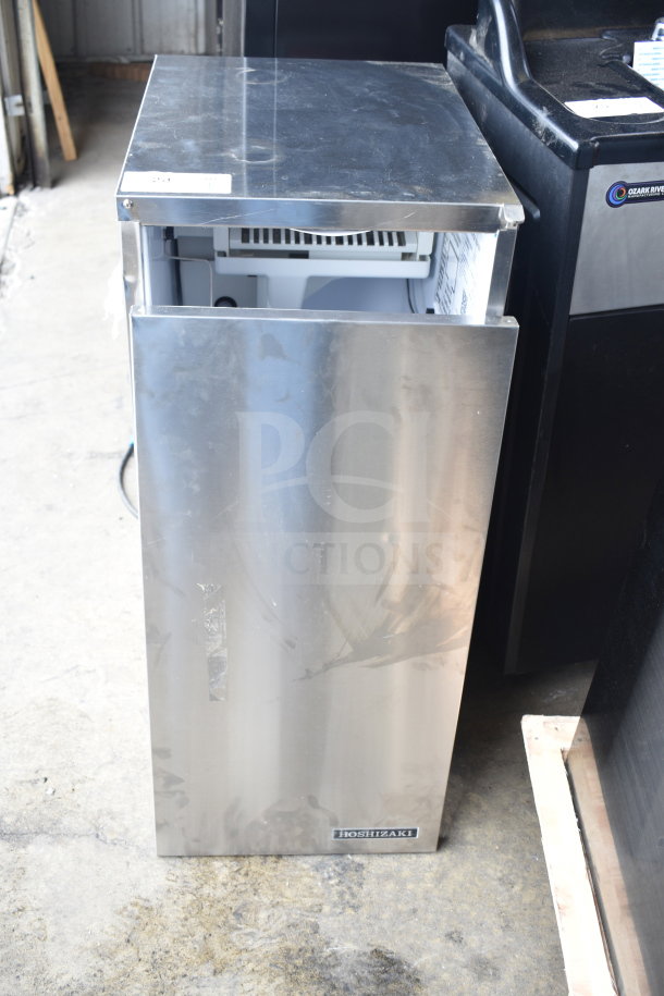 2025 Hoshizaki AM-50BAK undercounter ice machine, stainless steel, 27 lb. bin capacity, 54 lb. output, 115V, 1 Phase.