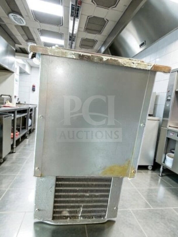 Delfield N225P drop-in freezer in pristine condition, 6-gallon capacity, stainless steel, 115V, NSF/cULus listed, fully tested.