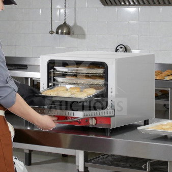 Flawless Avantco CO-14 countertop convection oven, 0.8 Cu. Ft., 120V, 1440W, ETL listed, fully operational.