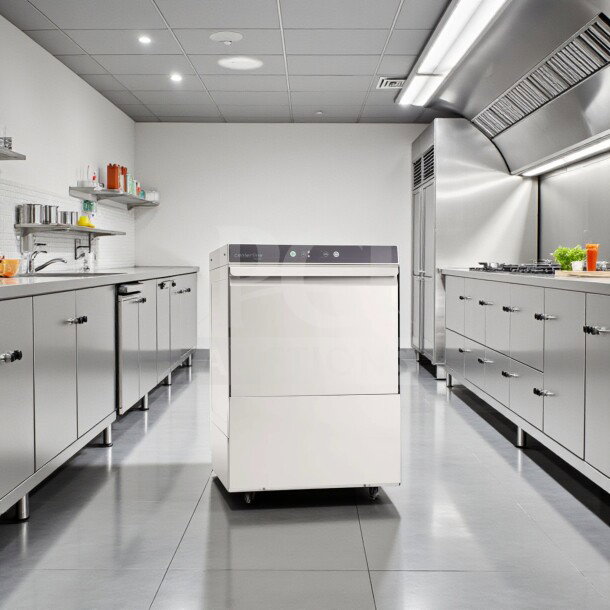 Brand new Centerline by Hobart CUH-1 undercounter dishwasher with built-in booster, NSF/UL listed, 24 racks/hr, 208-240V.