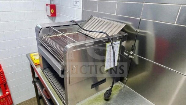 Antunes GST-1H conveyor toaster, 16" belt, 208V/1 Phase, 4600W, stainless steel, high-grade condition, cETLus/ETL listed.