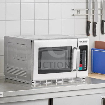 2018 Solwave 180MW1200T commercial microwave, 1.2 cu. ft., 1200W, optimal condition, UL/ETL listed, tested working.