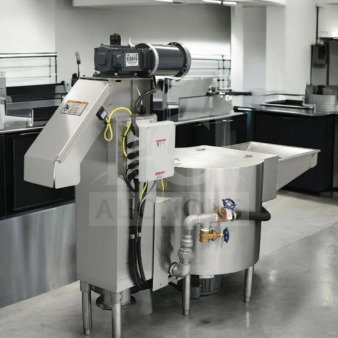 Hobart WPS-1260 Waste Pro Pulper/Extractor System in superb condition, 208/230V, fully tested, stainless steel build.