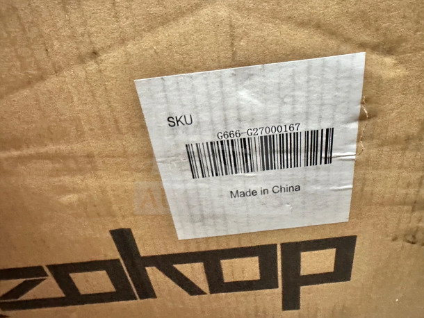 Pristine Zokop BD-40-E compact upright freezer/refrigerator, 1.1 Cu. Ft., never used, in original box, Made in China.