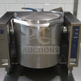 Electrolux Professional GU5EOE0000 tilting boiling pan, stainless steel, UL listed, fully tested, premium condition.