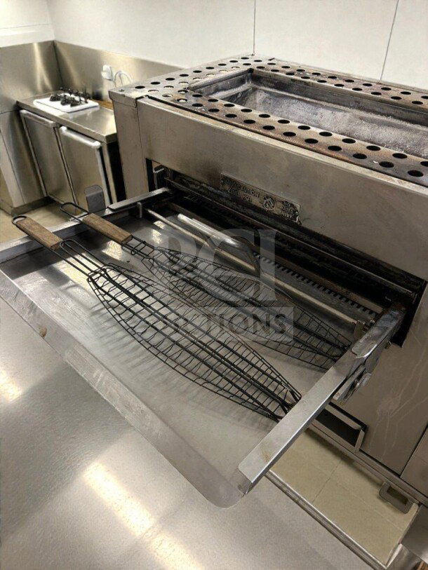 Immaculate Duke Electric Conveyor Broiler Oven, model DUK-L-BROIL-0527, fully operational, high-capacity, tested.