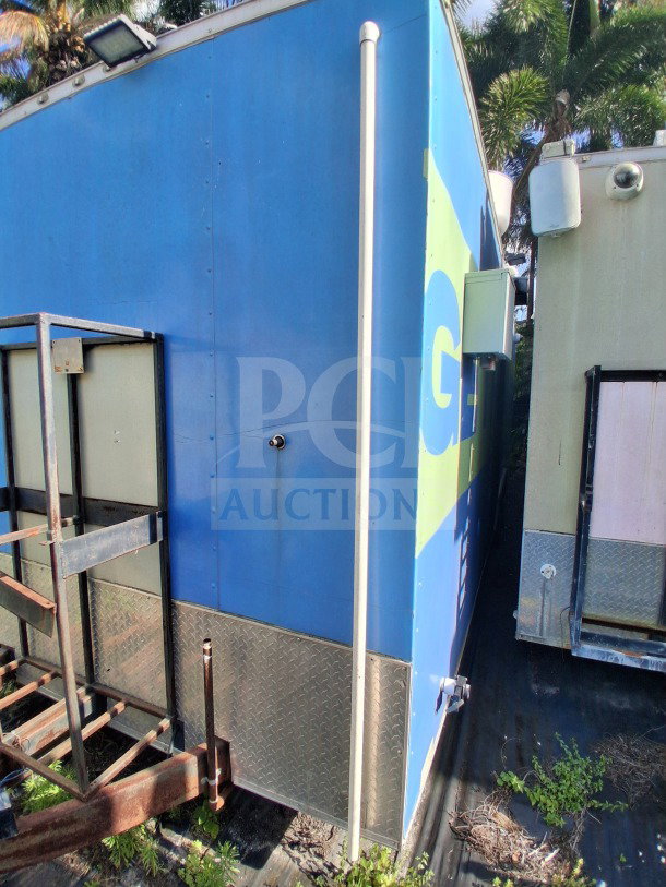 2020 Diamond Cargo 24' Custom Mobile Kitchen, blue exterior, stainless steel interior, Pitco fryers, VIN: 53NBE2429L1076062.