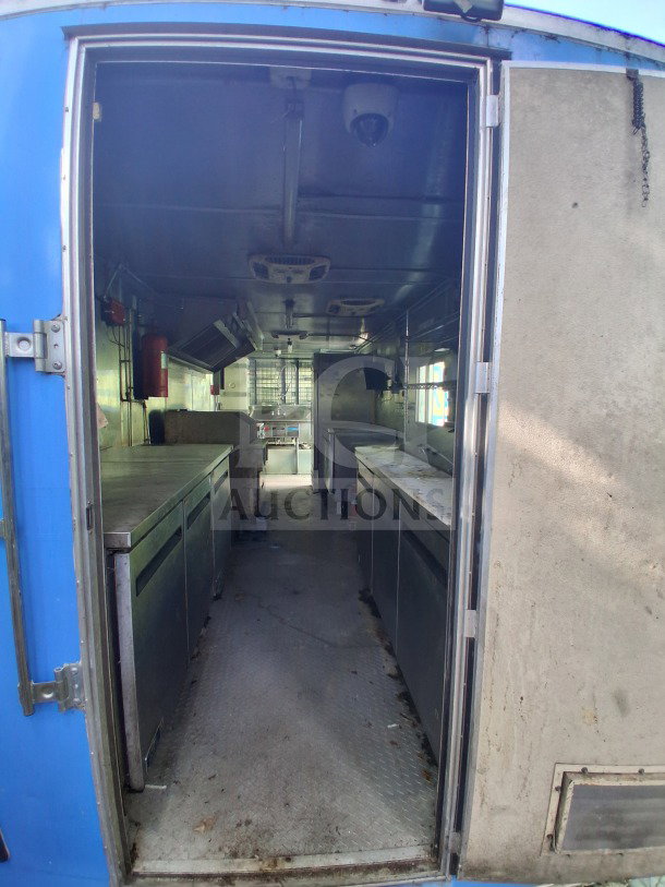 2020 Diamond Cargo 24' Custom Mobile Kitchen, stainless interior, Pyro-Chem fire system, Pitco fryers, commercial griddle.
