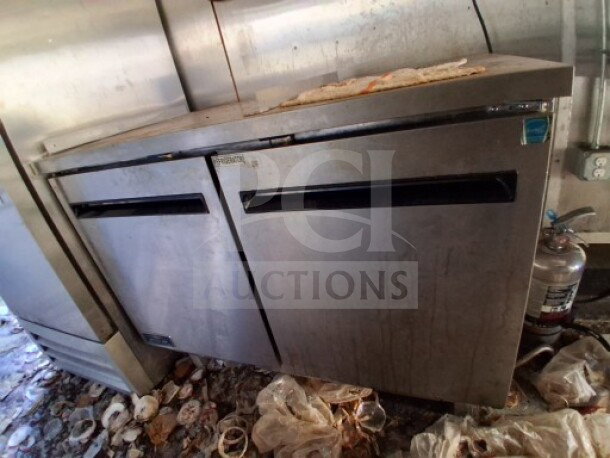 2020 Diamond Cargo 24' mobile kitchen with stainless steel Arctic Air refrigeration. Features fire suppression and deep fryers.