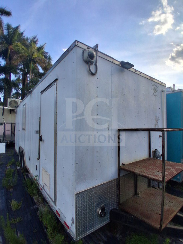 2019 Diamond Cargo 24' mobile kitchen trailer, needs deep clean, features Frymaster and Arctic Air equipment, VIN: 53NBE2424M1089707.
