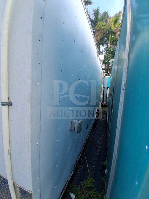 2019 Diamond Cargo 24' mobile kitchen trailer, features ventilation, Frymaster and Arctic Air equipment, needs deep cleaning.
