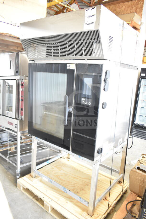 BRAND NEW 2024 Blodgett Invoq Hybrid Combi Convection Oven, Model Hoodini 10-2/1GN, Electric, Ventless Hood, 208V, 3 Phase.