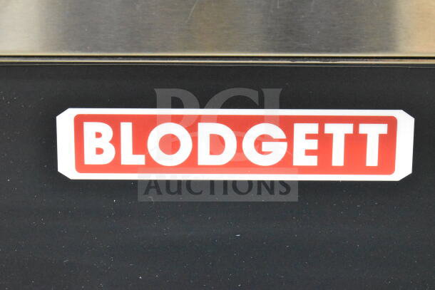 BRAND NEW Blodgett BLCT-10E-H Combi Convection Oven with ventless hood label, red and white logo.