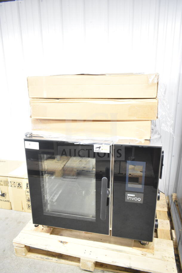 Brand new 2024 Blodgett 61BE INVOQ hybrid combi convection oven, electric, 208V, 3-phase, scratch and dent condition.