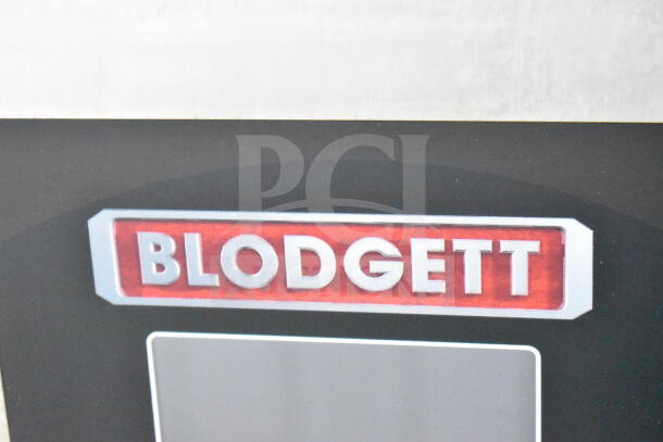Blodgett logo on a 2019 Blodgett BLCT-101 / CPE 1.10 commercial electric combi convection oven. New, scratch and dent condition. 208V, 3 phase.