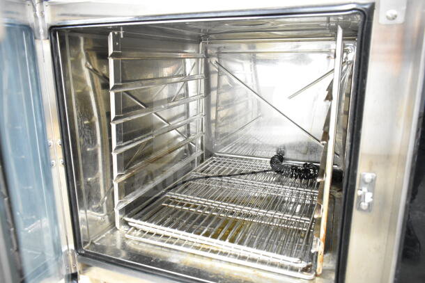 2023 Blodgett Invoq: Hybrid 6-2/1GN commercial combi convection oven interior, electric, new condition.