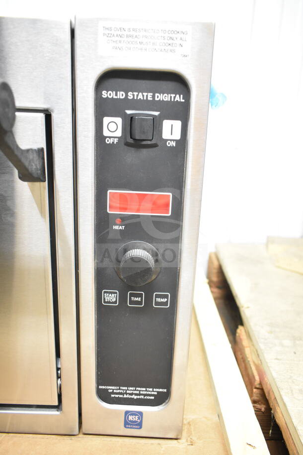 BRAND NEW Blodgett 1415 Commercial Pizza Oven, solid-state digital controls, 208V, 3 Phase. Scratch and dent condition.