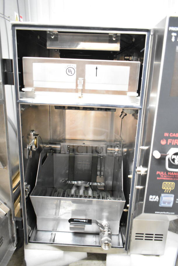 Brand new Perfect Fry PFA730 ventless countertop deep fryer, 2024 model. Fully automatic, 208V, 1-phase, UL certified.