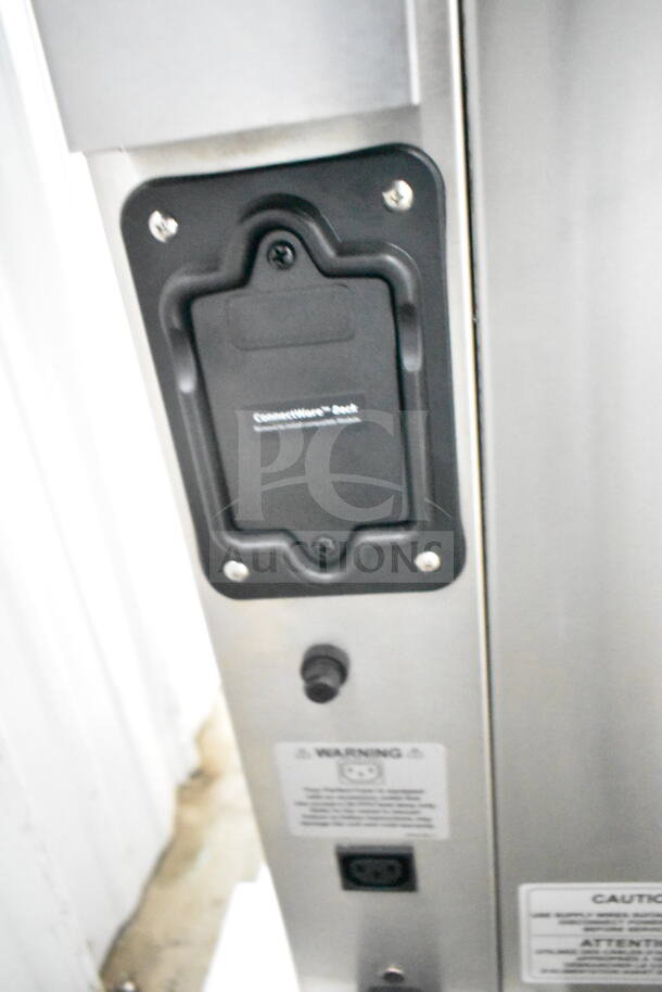 BRAND NEW SCRATCH AND DENT 2024 Perfect Fry PFA730 ventless deep fryer. Features power connections and caution labels.