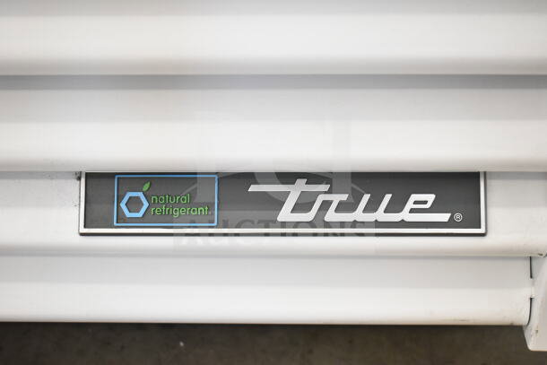 True TSCI-600R-G-PH cooler merchandiser label showing "natural refrigerant" marking. New, scratch and dent condition.
