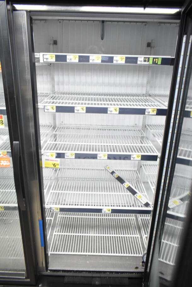 2020 True GDM-72F-HC commercial 3-door reach-in freezer, model GDM-72F-HC, with shelves, 115/208-230V, 1 phase.