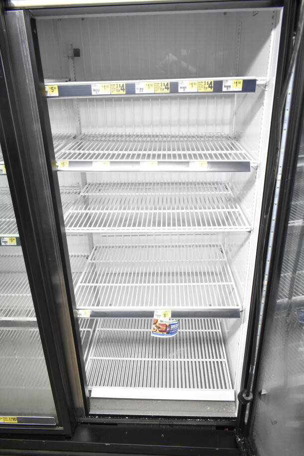 2020 True GDM-72F-HC Commercial 3 Door Reach-In Freezer Merchandiser, excellent condition, 115/208-230 Volts, 1 Phase.