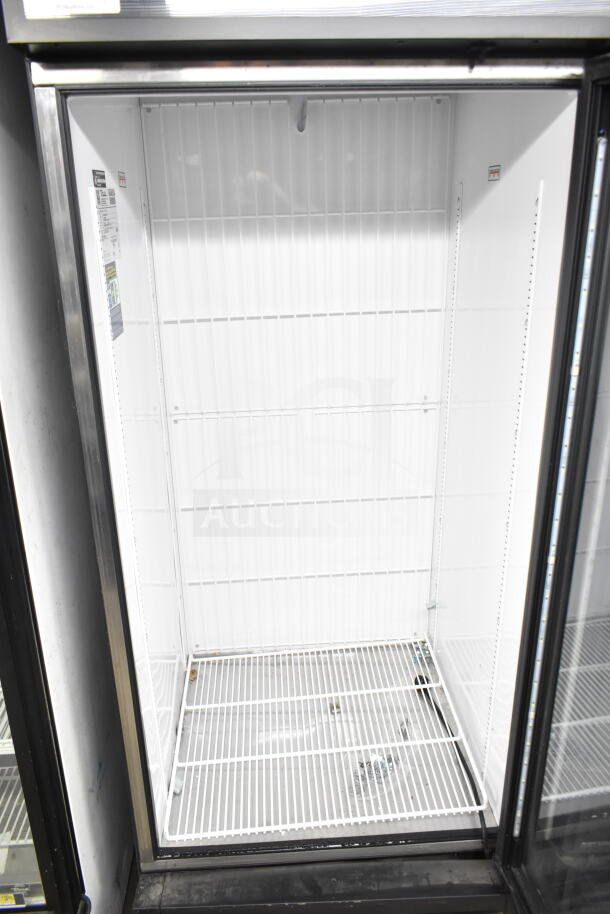 2020 True GDM-26F-HC commercial single door cooler merchandiser, 115V, 1 phase, white interior, clean condition.