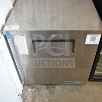 2024 True TUC-27-HC undercounter cooler, stainless steel, single door, excellent condition, 115V 1 phase.