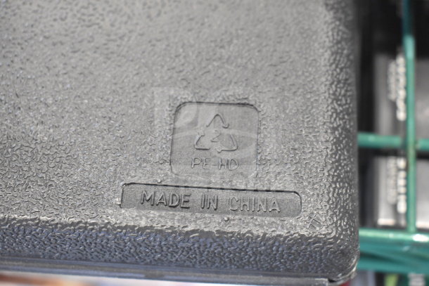 Plastic hard case with "Made in China" and recycling symbol, part of auction lot including Fryclone Oil Pump 259POFM728L.