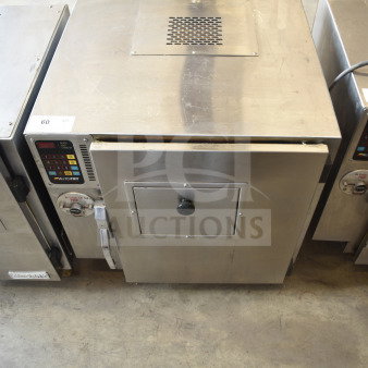 Autofry MTI-10 commercial ventless fryer, stainless steel, 240V, 1 phase, control panel visible, used condition.