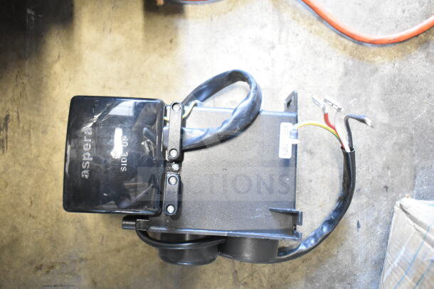 Embraco NT6222UV compressor, 115 volts, 1 phase, visible Aspera label, in good condition.