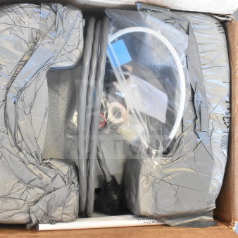 Sensormatic ZBSMPCPEF Compact Pad Pro FM ANT 0304-0038-04 in box, includes power cables and accessories, new condition.