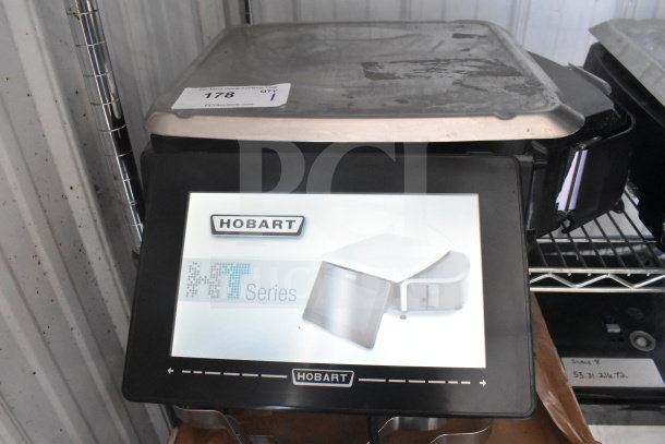 2024 Hobart HTi-7LH4W commercial countertop food portioning scale, tested and working, with digital display and brand logo.