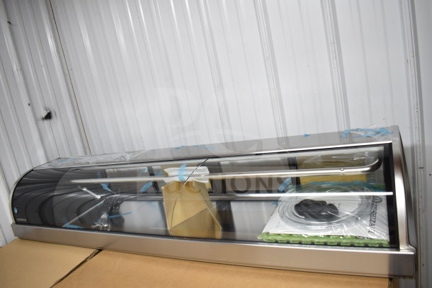 BRAND NEW 2025 Hoshizaki HNC-150BA sushi display case, 115V, 1 phase, scratch and dent, commercial countertop merchandiser.
