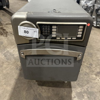 TurboChef NGO countertop rapid cook oven, digital controls, 208/240V, in used condition, on legs.