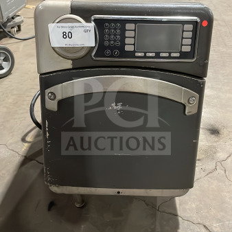 TurboChef NGO commercial electric countertop rapid cook oven, digital controls, used, model NGO, 208/240V, on legs.