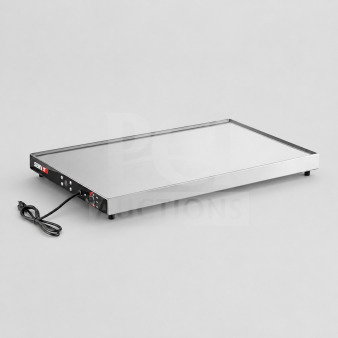 Flawless ServIt 423HSW2036 stainless steel heated shelf warmer, 36", 576W, 120V, UL/NSF listed, fully operational with control panel.