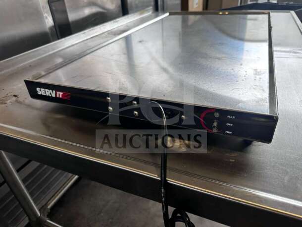 ServIt 423HSW2036, 36" stainless steel heated shelf, 576W, 120V, UL/NSF listed, flawless condition, fully tested, operational.