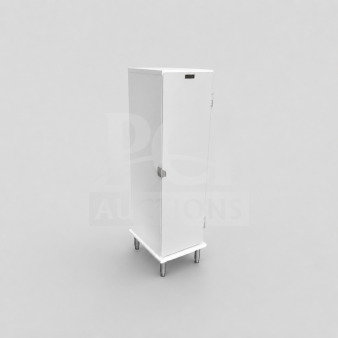 Lockwood CA60-RR25 aluminum dough cabinet, holds 25 half-size pans, NSF certified, superior condition, commercial use.