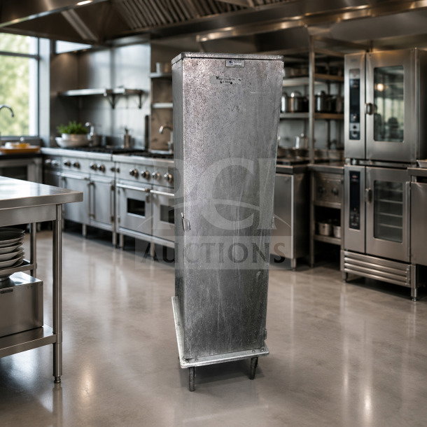 Lockwood CA60-RR25 stationary retarder cabinet, aluminum, holds 25 half-size pans, NSF certified, superior condition.