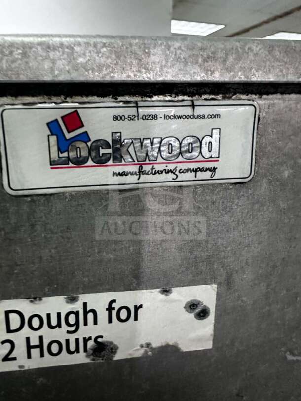 Lockwood CA60-RR25 stationary retarder cabinet, 25 half-size pan capacity. Aluminum, NSF certified, inspected, ready for use.