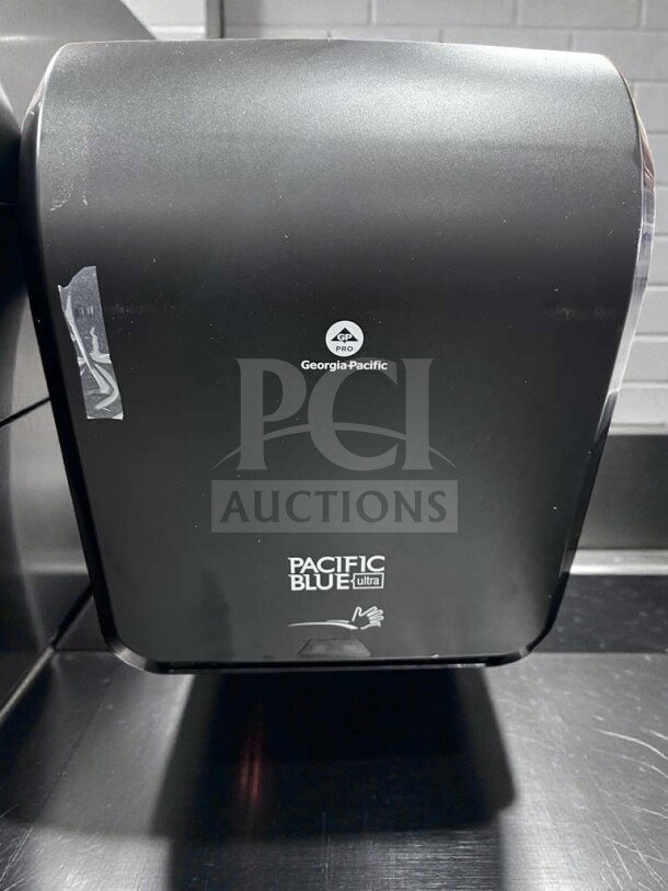 Pacific Blue Ultra 59590 touchless paper towel dispenser by GP PRO, black, like-new, open box, ready for use, quantity 2.