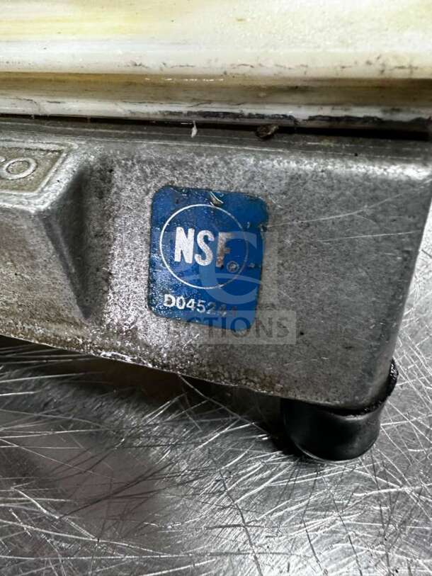 Nemco 55600-2 Tomato Slicer, NSF Listed, metallic base with blue NSF sticker, high-grade condition, tested operational.
