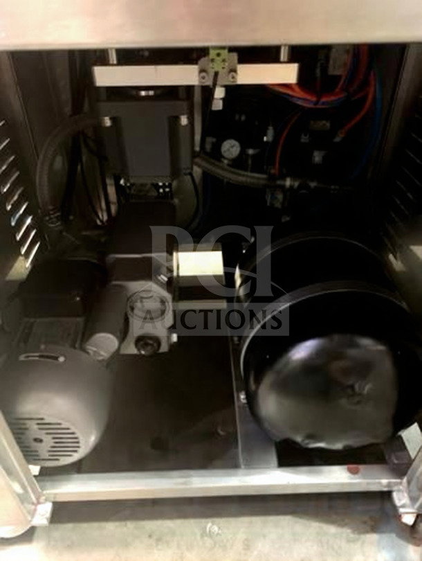 Tang Machinery Four-Station Semi-Automatic Vacuum Capping Machine, model TNG-L-CAP-0424, shown fully operational and tested.